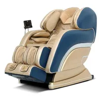 S7 Cadeira de massagem dividida de luxo inteira 4d fábrica s couro sltrack zero gravidade elétrica corpo inteiro