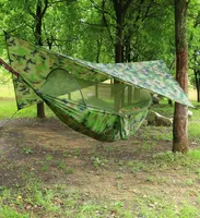 Outdoor Automatic Quick Open Mosquito Net Hammock Tent With Waterproof Canopy Awning Set Hammock Portable Up9870658