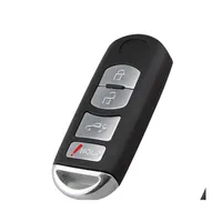 Alarm Security Car Styling 4buttons Ersatz Remote Key Shell H￼lle FOB f￼r Mazda 3 5 6 CX7 CX9 DROPBELIEBEN MￖNIGE MOTOCLE DH1AH