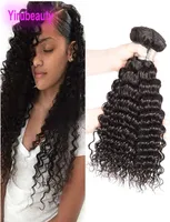 Cabelo humano brasileiro 3 Bundles Wave Deep Curly Hair Extensions