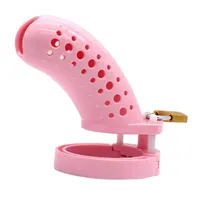 Массаж мужского гнездового устройства ABS CAGE с 5 размером пенис Кольцо Целосленность секс -игрушка для мужчины предотвращает мастурбацию модную клетку Toys344Q