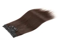 Clipe barato em extens￵es de cabelo humano naturais cor marrom marrom op￧￵es loiras