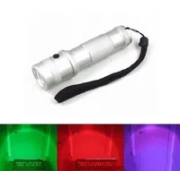 2021 Varış LED RGB Renk Değiştiren Meşale Flashlight3W Alüminyum Alaşım RGB Edison Çok Renkli LED FLANDLIGHT RAINBOW FL6761949