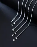 Pendant Necklaces 925 Sterling Silver Popcorn Chain Necklace For Women Jewelry On The Neck Long 40 45 50 55 60 70 80 CM Thick 2 MM8661543