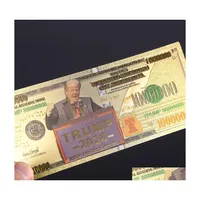 Araba Çıkartmaları ABD Başkanı Donald Trump 1000000 Banknote 45. Amerikan Altın Folyo ABD Doları Faturası Set sahte para damla teslimat mobi dh1cw