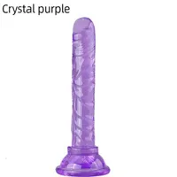 SS22 Sex Toy Massager Realistic Dildo Anal Masturbatore giocattoli per coppie Crystal Jelly Aspirazioni Penis Penis Phalos Women Hot Gguk