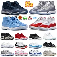 11 zapatos de baloncesto Platinum Tint Concord 45 gorra y bata PRM Bred Heiress Gym Red Space Jams 11S Hombres Zapatillas deportivas 5.5-13