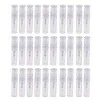 200Pcs Lot 2ML Transparent Plastic Spray Bottle Small Cosmetic Packing Atomizer Perfume Bottles Atomizing Liquid Container 183S