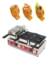 Kosten 110 V 220 V Tail Fish Waffle Maker Ice Cream Taiyaki Maschine für offenes Mund3423021