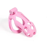 SS22 Sex Toy Massager New Pink Male Chastity Device Rooster Cage Lock With Fun Alternative Toys Products Adult Nryf