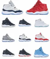 Ni￱os zapatos 11s baloncesto 11 negro gris blanco blancos dise￱ador de zapatillas de zapatilla para ni￱a para ni￱os j￳venes j￳venes ni￱os peque￱os para ni￱os entrenadores jumpman zapato cerezo Tra u5ky#