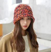 Beanies Ins Women039s Hat Handmade Knitted Yarn Outdoor Casual Warm Ladies Fisherman For Winter Fall