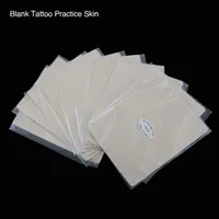 Tattoo Practice Skin Sheet 10Pcs Lot Blank Plain for Machine Supply Kit 20 x 15cm - pmu microblading236I