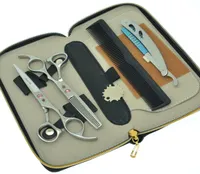 WHOLESMITH Chu Hair Scissors Professional Professional Professional Hairdressing Scissors عالية الجودة قطع مقص مقص مصفف الشعر Barb6617199