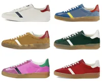 Luxury Men Women Sports Shoes Gazelle Sneakers Designer Canvas Shoes White Beige Brown Green Pink Blue Red Patchwork Collaboration Size 35-45 With Original box