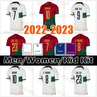 2022 23 JOAO FELIX Portuguese Portugal soccer jerseys RONALDO SANCHES RUBEN R. NEVES OTAVIO football shirt BERNARDO BRUNO FERNANDES camisa de futebol Men Women Kids