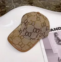 Hat de seau Chapeau de baseball pour femmes de concepteur de baseball de base de base de base de la marque de luxe G