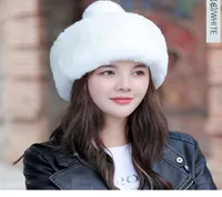 Beanies Knitted Hat Women Winter Soft Keep Warm Female Plus Velvet Fashion Pompom Knit Cap Outdoor Casual Skullies5316463