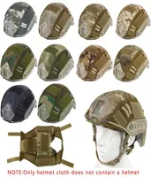 Tactical Helmet Cover Paintball Wargame Gear CS FAST High Quality For Head Circumference 5260cm Outdoor Hats8300225