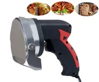 DHL Roast Meat Slicer Commercial Electric Kebab Knife Shawarma Cutter Handheld BBQ Beaf Cutting Machine Gyro Knife 4626634