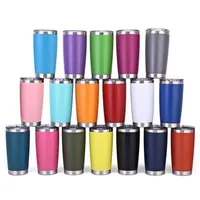 17oz Bulk Blank Sublimation Insulated Mug With Lid With Plastic PL