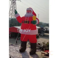 الإعلان عن أنشطة الألعاب الحرة في الهواء الطلق ، 12 م 40 قدمًا ، عملاق ، عملاق سانتا كلوز ، الأب القديم ، عيد الميلاد مع الضوء الأبيض