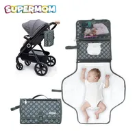 Outdoor Baby Changing Mat Portable Infant Diaper Changing Pad born Multifunction Changing Cover Waterproof Diaper Storage Bag 22073291761