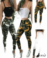 women039s Pants Capris 2021 Fashion Camo Cargo Trousers Ladies Casual Sports Pant Military Army Combat Camouflage Print Women4282505