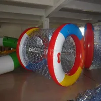 Annonsering avbl￥sbara vattenrullarboll Human Hamster Wheel Zorbing Bubble Roll Cylinder Uppbl￥sbara leksaker 2,4 m 2,6 m 3 m med gratis leverans