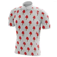 Jackets de corrida Hirbgod Men Cycling Jersey para série Bicycle camisa de bicicleta listrada preta de bicicleta curta Ciclismo Sportswear