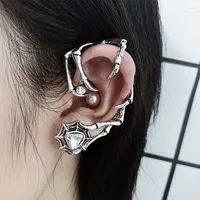 Stud-oorbellen S2064 Fashion sieraden Punk Black Devil Talons Unique Styling Design Ear-Hook Ear Cuff Sinlge Piece Earring