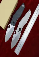 Clearance SJ75 folding knife D2 blade TC4 titanium handle copper washing machine outdoor camping utility fruit knife EDC7739242