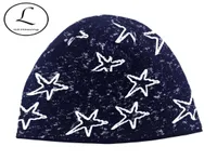 Beanies GZHILOVINGL New Arrival Soft Stars Print Beanie Hat For Ladies Causal Cotton Slouchy Beanies Skullies Men Winter Hats For 8986482