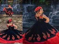 2022 Скромные 2 штуки Quinceanera платья Homecoming Velvet Tulse Съемный подчеркивается цветочная аппликация