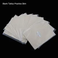 Tattoo Practice Skin Sheet 10Pcs Lot Blank Plain for Machine Supply Kit 20 x 15cm - pmu microblading169g