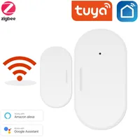 Smart Automation Modules Tuya ZigBee WiFi Door Sensor Open   Closed Detectors Home Alarm Compatible With Alexa Google APP