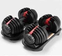Regulowany hantle 5525 funtów treningów fitness hantle Waga Build Ton Siła mięśni na zewnątrz Sprzęt sportowy SEA Tran