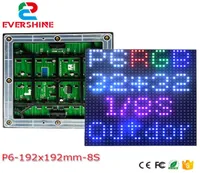 Evershine 6mm P6 SMD3535 Outdoor RGB 192x192mm 3232pixels 18 Scan Full Color LED Module High Brightness Shenzhen Factory