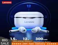 Telekomunikacja Nowe oryginalne Lenovo LP1 TWS bezprzewodowe słuchawki Bluetooth 50 Podwójna stereo szumu Redukcja Basowa Kontrola dotykowa Long6666114