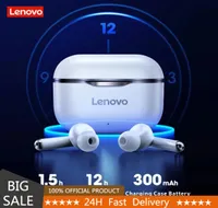 Telekomunikacja Nowa oryginalna Lenovo LP1 TWS bezprzewodowe słuchawki Bluetooth 50 Podwójna stereo szumu Redukcja Basowa Kontrola dotykowa Long7228659