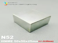 1 Pack Grade N52 NdFeB Block 50x50x25 mm 2039039 x 2039039 x 1039039 Water Meter Filter Magnet Super Strong Neod8674492