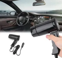 Drop ShiP Portable 12V Carstyling Hair Dryer Cold Folding Blower Window Defroster 2112241027000