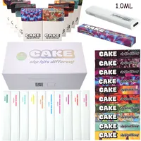 Cake 4th Generation Type C E Cigarettes Disposable Vape Pens Preheat Rechargeable With Battery Box Package Dabwoods Orange 1.0ML She Hits Different 10 Flavors