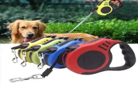 Dog Leash Automatic Retractable Nylon Cat Lead Extending Puppy Walking Running Roulette For Dogs Collars Leashes