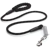 Pet Dog Leash Eva Dog Nylon Reflective Spring Explosion Exprocial Traction for Leash Dog Small Small Rope 15 Long Chain LJ2012