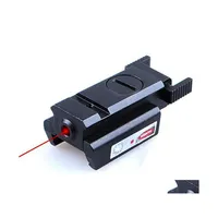 Hunting Scopes Mini Tactical Laser Sight With 20Mm Picatinny Weaver Rail Mount Red Dot Hunting Scope Sights For Airsoft Rifle Pistol Dhyhi