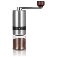 Manual Coffee Grinders Home Portable Hand Coffee Mill with Ceramic Burrs 6 Adjustable Settings Portable Hand Crank Tools