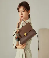 New style real cowhide crossbody bag handbag whole fashion trend single shoulder bag4688475