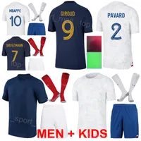 Drużyna narodowa francuska koszulka piłkarska mbappe giroud konate rabiot upamecano Griezmann Lloris Pavard Tchouameni Hernandez Coman Football Kits 22-23 Puchar świata