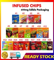 Puste jadalna torba opakowań Doweedos Ruffle Fritos Cheetos Crunchy Doritos Flamin Chips Mylar Edibles Pakiet sera Inf1381798